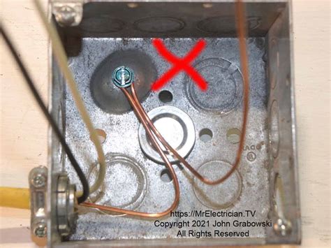 do i have to ground metal junction box|grounding screws for metal boxes.